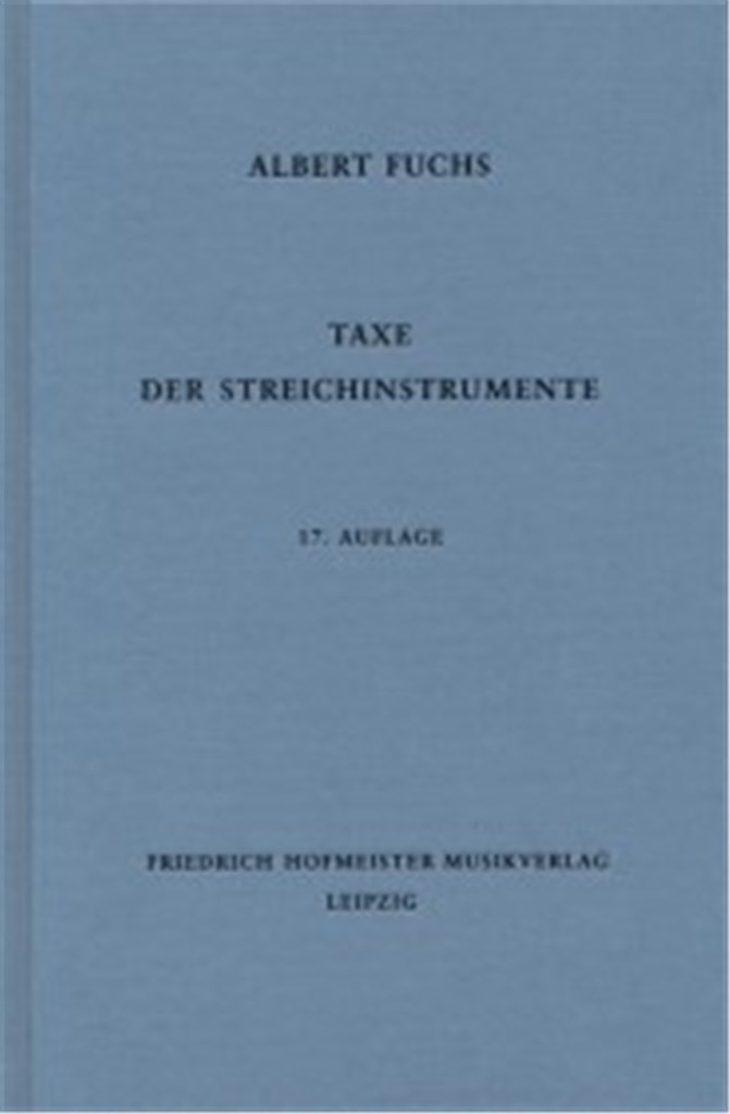 Taxe der Streichinstrumente, 16. Auflage